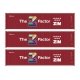 40′ Fully Corrugated Container - 3-Pack -- ZIM (The Z Factor), HO, Walthers SceneMaster 18257