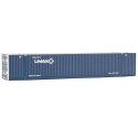 53′ Singamas Corrugated-Side Container - Assembled -- UMAX (blue, white), HO, Walthers SceneMaster 8524