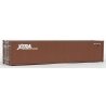 40′ Corrugated Container - Assembled -- XTRA (brown, white), HO, Walthers SceneMaster 8154