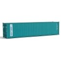 40′ Hi-Cube Corrugated-Side Container - Assembled -- Dong Fang (green, white), HO, Walthers SceneMaster 8268