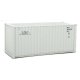 20′ Corrugated Container - Assembled -- Gateway (gray), HO, Walthers SceneMaster 8063
