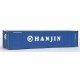 40′ Corrugated Container - Assembled -- Hanjin, HO, Walthers SceneMaster 8158