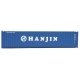 40′ Corrugated Container - Assembled -- Hanjin, HO, Walthers SceneMaster 8158