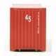45′ CIMC Container - Assembled -- K-Line (red, white), HO, Walthers SceneMaster 8563