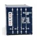 20′ Corrugated Container - Assembled -- Wan Hai (blue, white, red A Lettering), HO, Walthers SceneMaster 8066