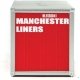 20′ Smooth-Side Container - Ready to Run -- Manchester Liners (red, white), HO, Walthers SceneMaster 8656