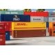 40′ Container 2-Pack - Ready to Run -- 1 Each DHL (yellow), Xtra (brown), HO, Faller Gmbh 182056