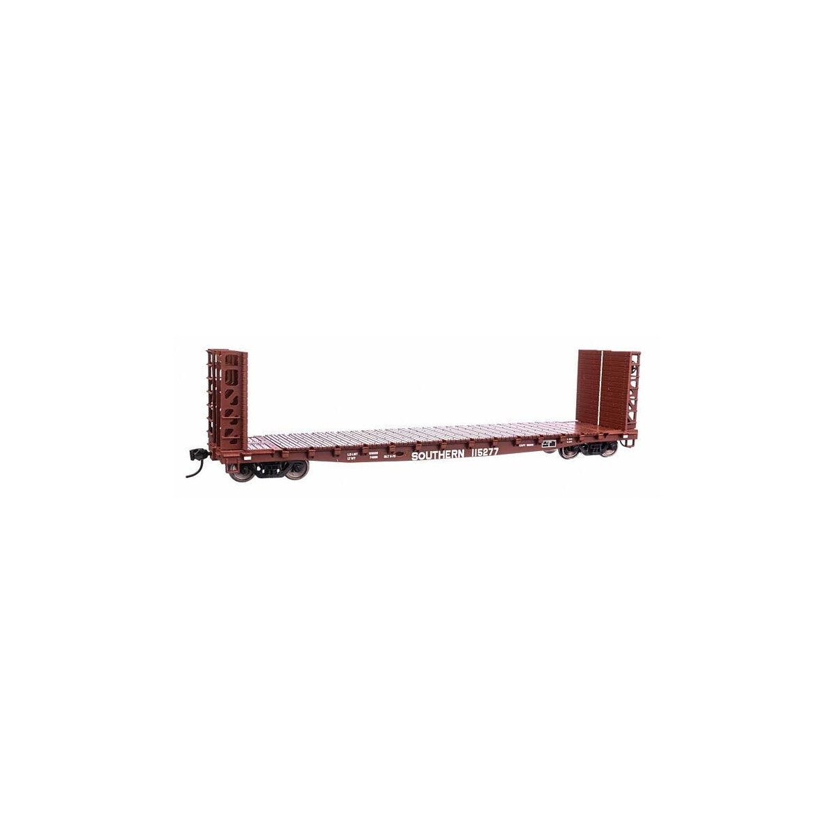 53′ GSC Bulkhead Flatcar - Ready to Run -- Southern 115277, HO, WalthersMainline 5937