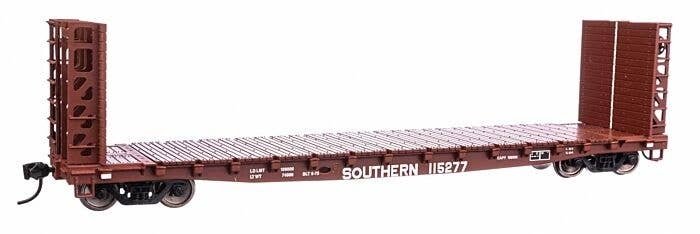 53′ GSC Bulkhead Flatcar - Ready to Run -- Southern 115277, HO, WalthersMainline 5937