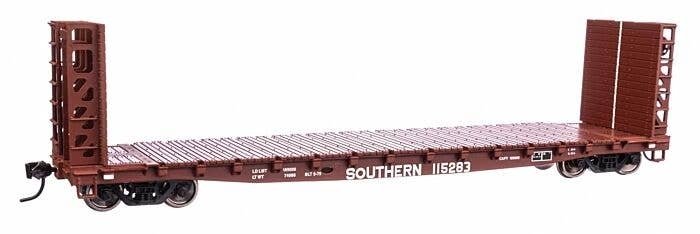 53′ GSC Bulkhead Flatcar - Ready to Run -- Southern 115283, HO, WalthersMainline 5938