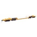 81′ 8-Axle Depressed Center Flatcar - Ready to Run -- TTX QTTX 130556, HO, WalthersMainline 50237