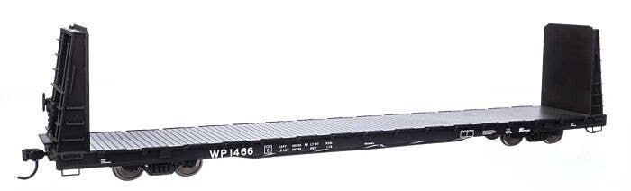 68′ Bulkhead Flatcar - Ready to Run -- Western Pacific(TM) 1466, HO, WalthersMainline 50620