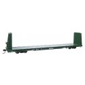 68′ Bulkhead Flatcar - Ready to Run -- BC Rail 66528, HO, WalthersMainline 50602