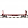 42′ Pulpwood Flatcar with Load - Ready to Run -- Missouri Pacific 726089 (Boxcar Red, HO, Atlas Model Railroad Co. 20007584