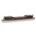 52′ Depressed-Center Flatcar - Ready-to-Run - Silver Series(R) -- New York Central 498991, HO, Bachmann Industries 18341