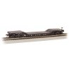 52′ Depressed-Center Flatcar - Ready-to-Run - Silver Series(R) -- New York Central 498991, HO, Bachmann Industries 18341