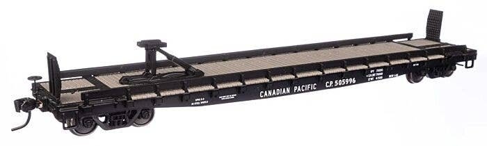 53′ GSC Piggyback Service Flatcar - Ready to Run -- Canadian Pacific 505996, HO, WalthersMainline 50503
