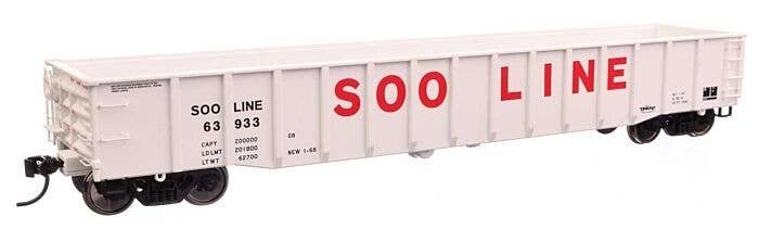53′ Thrall Gondola - Ready to Run -- Soo Line 63933, HO, WalthersProto 105524