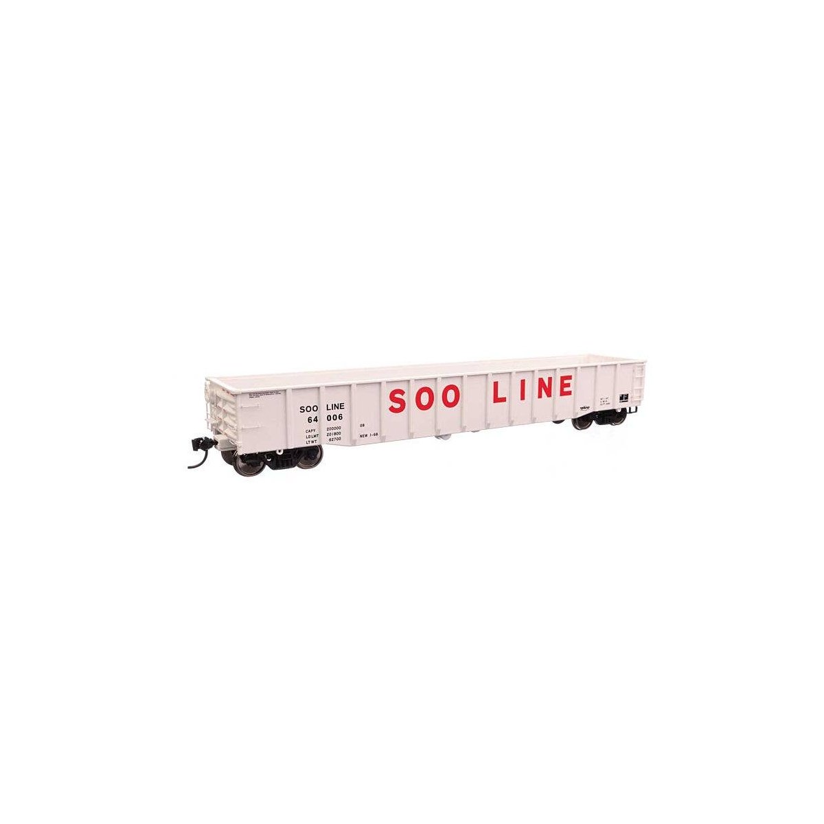 53′ Thrall Gondola - Ready to Run -- Soo Line 64006, HO, WalthersProto 105526