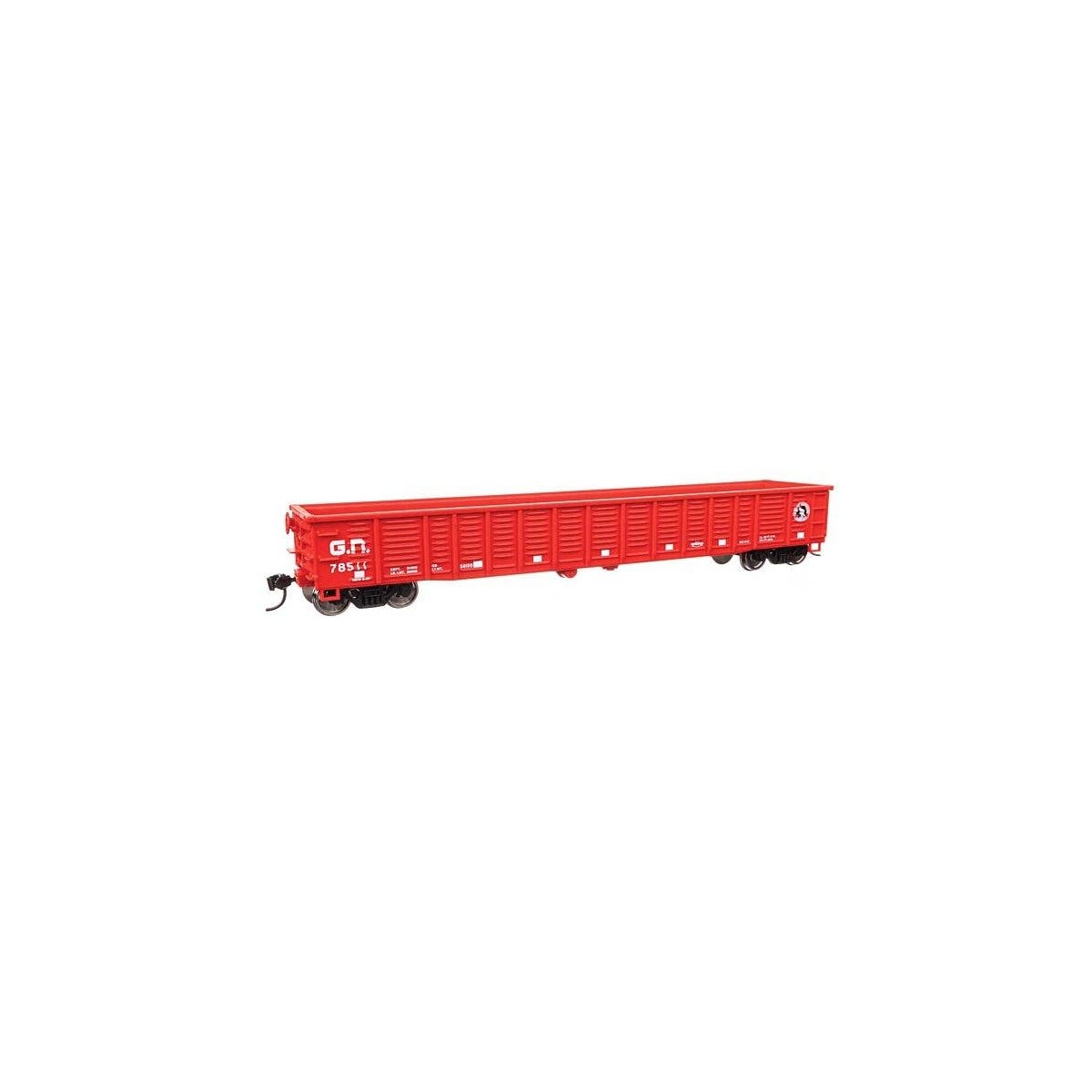 53′ Corrugated-Side Gondola - Ready To Run -- Great Nothern 78511, HO, WalthersMainline 6080