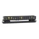 50′ Steel Side 14-Panel Fixed-End Straight-Side Gondola - Ready to Run -- Chessie System B&O, N, Micro Trains Line 10500790