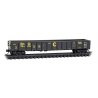 50′ Steel Side 14-Panel Fixed-End Straight-Side Gondola - Ready to Run -- Chessie System B&O, N, Micro Trains Line 10500790