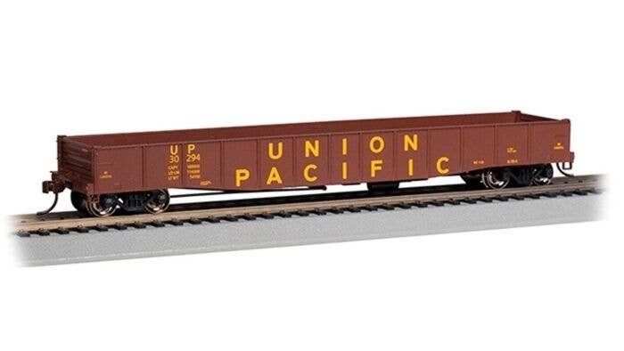 ACF 50`6` Drop-End Gondola - Ready to Run - Silver Series(R) -- Union Pacific (Boxcar Red, y, HO, Bachmann Industries 74803