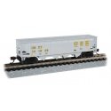 40′ Quad Hopper - Ready to Run -- CSX Transporation 141946 (gray, Yellow Conspicuity Markings, N, Bachmann Industries 73351
