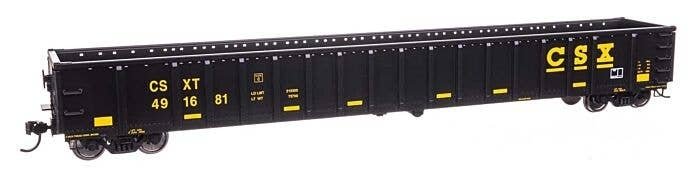 68′ Railgon Gondola - Ready To Run -- CSX 491681, HO, WalthersMainline 6465