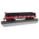 Old-Time Wood Gondola - Ready to Run -- Western & Atlantic 127 (red, black), HO, Bachmann Industries 15403