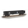 40′ Gondola - Ready to Run - Silver Series(R) -- Boston & Maine 9738 (black, blue, white), HO, Bachmann Industries 17223