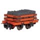 Narrow Gauge Slate Gondola w/Load - Ready to Run -- Red, HOn30, Bachmann Industries 77317