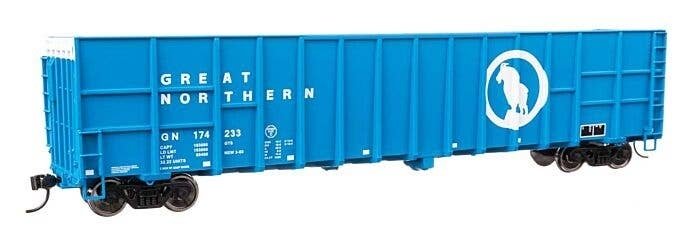 61′ Wood Chip Gondola - Ready To Run -- Great Northern 174233, HO, WalthersMainline 6113