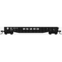 52`6` 15-Panel Mill Gondola - Medium Dented Sides - Ready to Run -- Norfolk & Western 275195 (black, N, Bluford Shops 52155