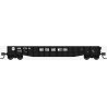 52`6` 15-Panel Mill Gondola - Medium Dented Sides - Ready to Run -- Norfolk & Western 275195 (black, N, Bluford Shops 52155