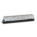 52`6` Greenville 2494 Mill Gondola - Ready to Run -- Wisconsin Central 54080 (gray, maroon, , N, Micro Trains Line 17000020
