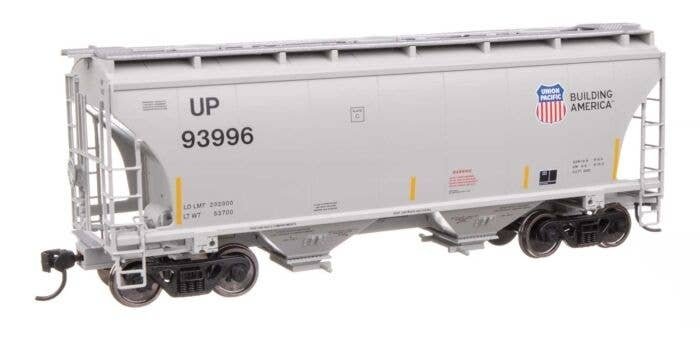 39′ Trinity 3281 2-Bay Covered Hopper - Ready-to-Run -- Union Pacific(R) 93996, HO, WalthersMainline 49328