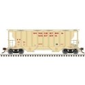 Portec 3000 2-Bay Covered Hopper - Ready to Run - Master(R) -- Winchester & Western , HO, Atlas Model Railroad Co. 20007702