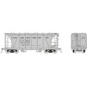 Enterprise 2-Bay Covered Hopper - Ready to Run -- Canada Southern (gray, black), HO, Rapido Trains Inc 149003A
