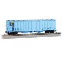 GATX 4180 Airslide Covered Hopper - Ready to Run -- GATX 56131 (2-Tone Blue, yellow), HO, Bachmann Industries 70618