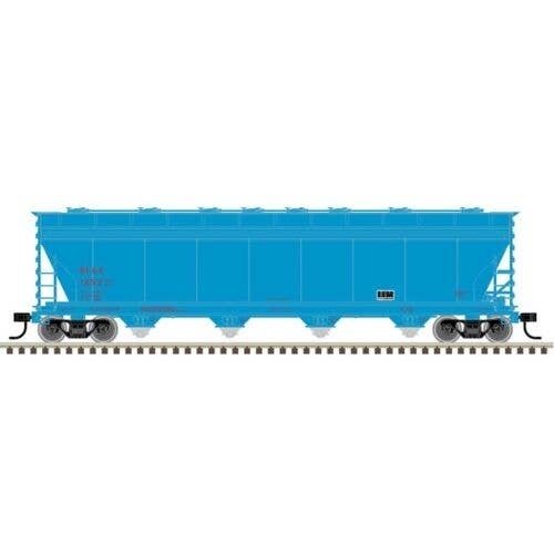 ACF 5250 Covered Hopper - Ready to Run - Master(R) Plus -- BF Goodrich 1325 (blue, r, HO, Atlas Model Railroad Co. 20007366