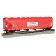 Silver Series(R) 56′ ACF Center-Flow Covered Hopper - Ready to Run -- Continental Polymers, , HO, Bachmann Industries 17510