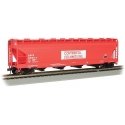 Silver Series(R) 56′ ACF Center-Flow Covered Hopper - Ready to Run -- Continental Polymers, , HO, Bachmann Industries 17510