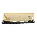 ACF 3-Bay Center Flow Covered Hopper with Elongated Hatches - Ready to Run -- CSX 248708 (bei, N, Micro Trains Line 9400931