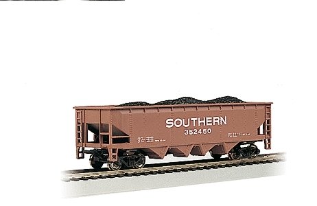 40′ Quad Hopper - Ready to Run - Silver Series(R) -- Southern Railway, HO, Bachmann Industries 17604