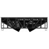 55-Ton Wood-Side 2-Bay Hopper - Kit -- Chesapeake & Ohio 54736 (black), HO, Accurail Inc 81862