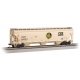 Trinity 5161 3-Bay Covered Hopper - Ready to Run -- CSX 265044 (pale yellow, black, Grain Ex, HO, Bachmann Industries 70631