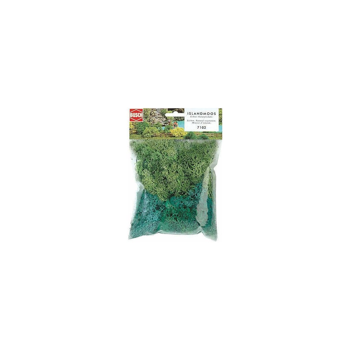 Lichen -- Light & Dark Green 1-1/4oz 35g, ALL, Busch Gmbh & Co Kg 7102
