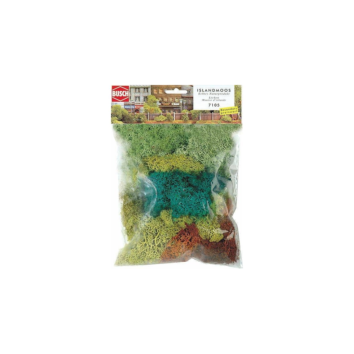 Lichen -- Light Green, Dark Green, Yellow & Brown 2-1/2oz 70g, ALL, Busch Gmbh & Co Kg 7105