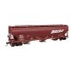 60′ NSC 5150 3-Bay Covered Hopper - Ready to Run -- BNSF Railway 495292, HO, WalthersMainline 7741